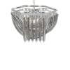 Подвесная люстра Lumina Deco Boscone LDP 7044-550 CHR+GY фото 3