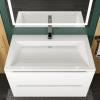 Раковина Uperwood Infinity RInfinity80wg белая глянцевая, 80x45 фото 4