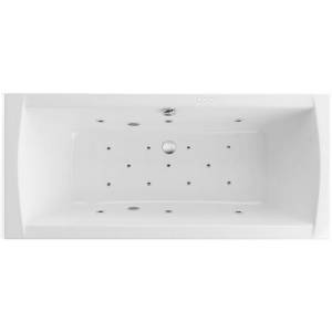 Акриловая ванна Excellent Aquaria Lux Slim 180x80 WAEX.AQU18S.RELAX.CR с гидро и аэромассажем, 
