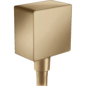 Шланговое подключение Hansgrohe FixFit Square 26455140 бронза