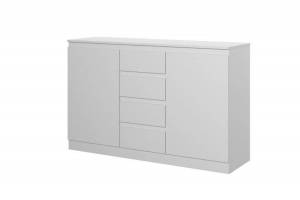 Комод Т-4(16 мм) 4-я НК-Мебель Stern 72676241 Белый 89.5x140.3x43.3 (распродажа)