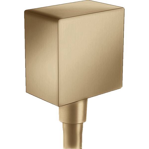 Шланговое подключение Hansgrohe FixFit Square 26455140 бронза