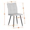 Стул Tetchair Bari LT 24842 бежевый, экокожа фото 17