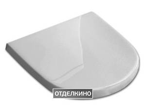Крышка-сиденье Villeroy&Boch O'Novo 9М38 S101 с микролифтом, петли хром