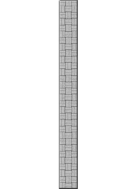 Бордюр Cersanit Ocean GL7H371 серебристый 4x35