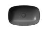 Раковина GSI Nubes 978326 черный матовый, 60x38 фото 2