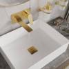 Смеситель для раковины Wasserkraft Aisch 5530 С ВНУТРЕННЕЙ ЧАСТЬЮ, матовое золото фото 3