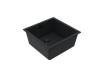 Мойка кухонная Alveus Granital Omni 20 1150050 Deep Black-G90 Be с сифоном, 45x45 фото 2