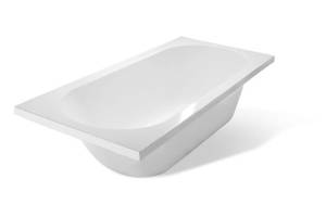 Ванна из искусственного камня Эстет Честер 160x70 белая, с ножками
