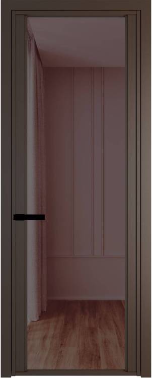 Межкомнатная дверь Profil Doors 2 AGP цвет профиля Деорэ, стекло безопасное 6 мм золотистая бронза 600x2000