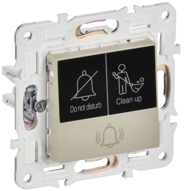 Кнопка звонка IEK Skandy SK-V14-2-10-K10 бежевый