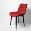 Стул Арника Бостон 00-00273319 черный матовый Velutto 38 рубин