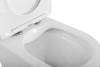 Унитаз подвесной BelBagno Flay-R BB053CHR/SC безободковый, с сиденьем микролифт, белый фото 7