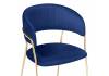 Стул Woodville Kamelia 15320 dark blue, gold фото 6