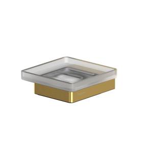 Мыльница WHITECROSS Cubo CU2420GLB подвесная, золото брашированное