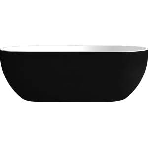 Акриловая ванна Abber AB9241MB 170x80 черная матовая