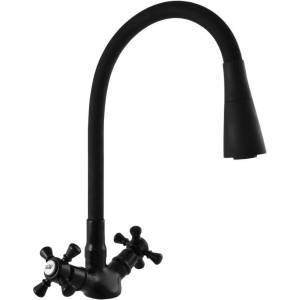 Смеситель для кухни Rav Slezak Morava Retro MK320.5/13CMAT черный