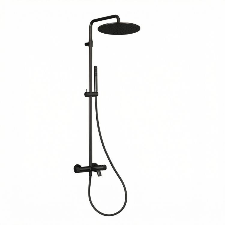 Душевая стойка Splendy Relax P RP208ZTR30C1BM черный матовый