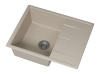 Мойка кухонная Misty Титан TIT-65х51-02 бежевый, 65x51 фото 4