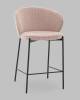 Стул полубарный Stool Group Тисдейл LV-115-S390-01 розово-персиковый, букле фото 2
