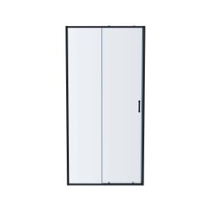 Душевая дверь Aquatek AQ ARI RA 10020BL 100x200, профиль черный, стекло прозрачное