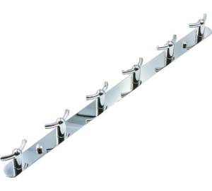 Крючок Bath Plus 1216-К двойные, на планке, хром
