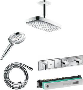 Душевой комплект Hansgrohe Raindance Select E 300 (2 jet) 27384000 + 26530000 + 28272000 + 15355000