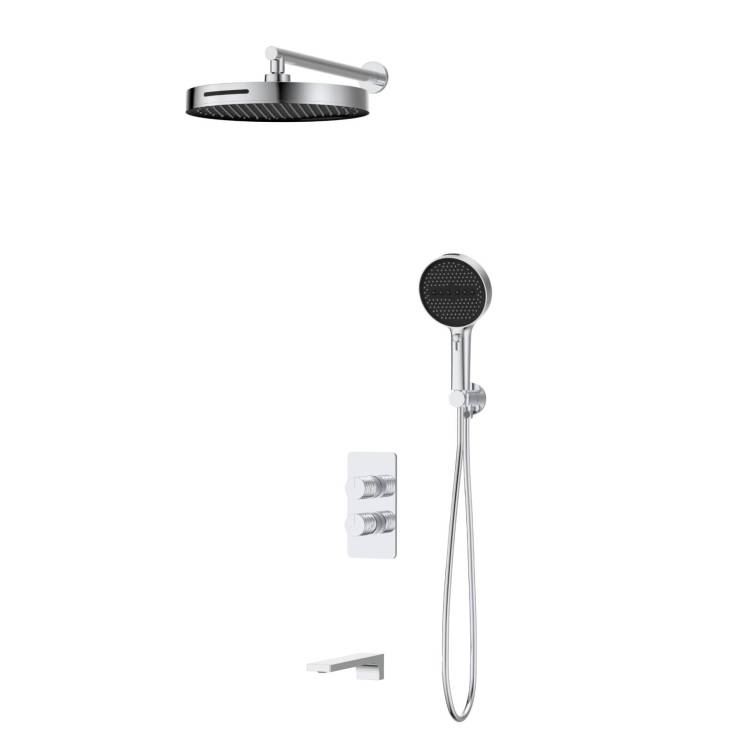 Душевой комплект Vincea Domus VSFW-5DM1CH хром, встраиваемый