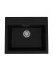 Мойка кухонная Watersense Amelia Maxi W01732 черная матовая, 60х51 фото 4