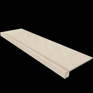 Ступень Estima Gabbro 39858 Белый 33x120 + Подступенок (14.5x120)