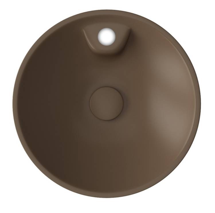 Раковина Isvea SistemaY Soft 10SY65045SV-2H коричневый матовый, 45 см
