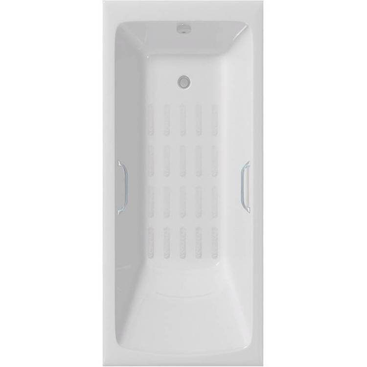 Чугунная ванна Delice Camelot DLR230616R-AS 180x80, с антискользящим покрытием, с ручками, с ножками