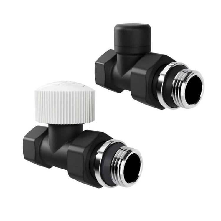 Набор термостатический прямой Royal Thermo Design НС-1640378 1/2" М30х1,5 Черный