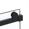 Душевой уголок Vincea Como Soft VSR-1CS8011CLB 1100x800, черный, стекло прозрачное фото 6
