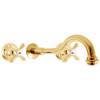 Смеситель для раковины Rav Slezak Morava Retro MK331Z с внутренней частью, золотой