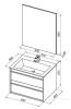 Мебель для ванной Aquanet Lino 70 271953 белый матовый, 1383x700x500 фото 6