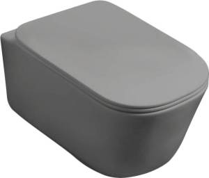 Чаша для унитаза Kerasan Tribeca 511459 grigio matt без сиденья