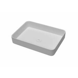 Раковина Abber Stein AS2629 55 см, белая матовая