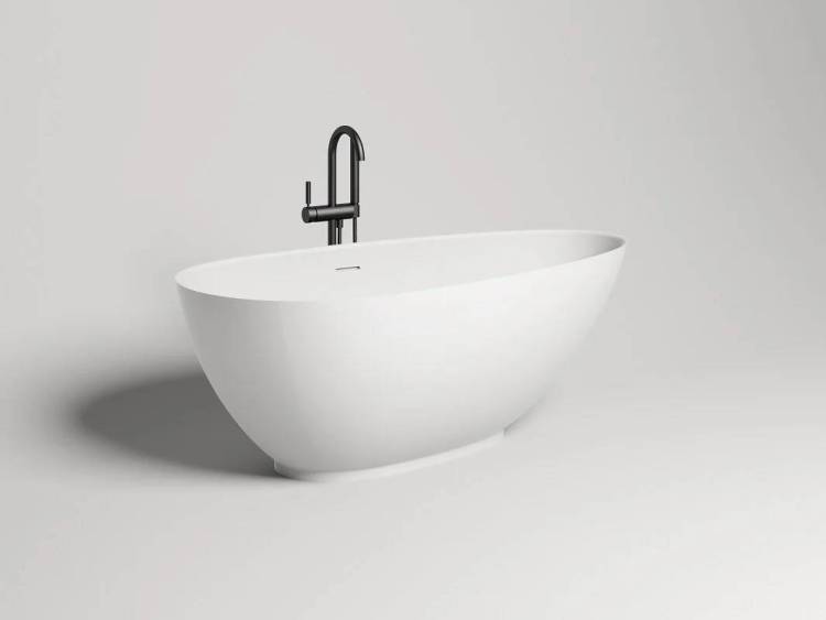 Ванна из искусственного камня Salini Paola S-Stone 160x77, матовая