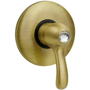 Смеситель для душа Migliore Lem Swarovski 18878 с внутренней частью, бронза