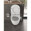 Унитаз с инсталляцией Orange CI07-100W+APB188 безободковый, сиденье микролифт, белый, с белой кнопкой фото 9