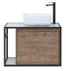 Тумба под раковину Aquanet Nova Lite Loft 75 R 261657 дуб рустикальный фото 8