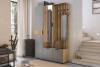 Стенка для прихожей Mebelson Бери К2 ПК02Бери.2564 дуб крафт золотой/графит