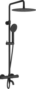 Душевая стойка Wasserkraft Thermo A28801 черная матовая