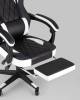 Кресло игровое Stool Group Virage BURGENDY YKC черное с белым фото 6