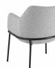 Кресло Stool Group Кози AV 318-L04-08 букле серый фото 6