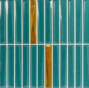 Декор Monopole Melody Turquoise Silver Decor 20x20