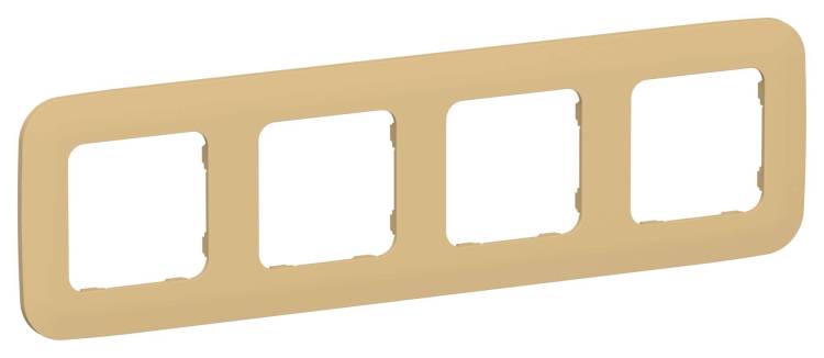 Рамка 4-постовая IEK Flite FI-M42-31-20-K89 шамуа