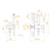 Гигиенический душ RGW Shower Panels 581408211-04 со смесителем, черный фото 2