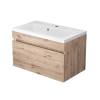 Тумба под раковину Uperwood Eva 3930213463 подвесная, выдвижной ящик, крафт табачный, 60 см фото 3
